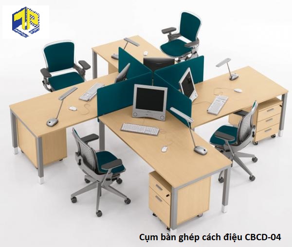 Cụm bàn ghép cách điệu CBCD-04